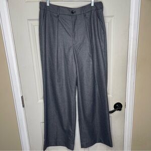 ALEX MILL Women’s Soho Trouser In Wool In Charcoal Sz 12